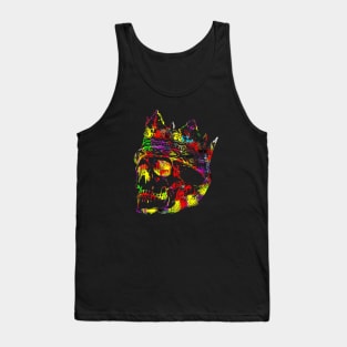 King skull,  colorful Tank Top